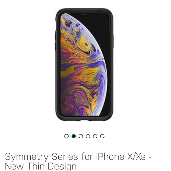 NEW OtterBox Symmetry iPhone X / Xs Black 1 piece - Picture 13 of 16